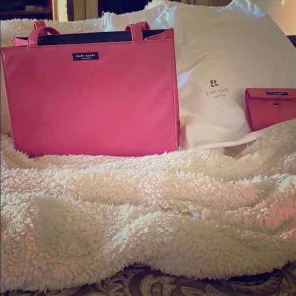 kate spade Handbags - Kate Spade nylon bag with matching card wallet